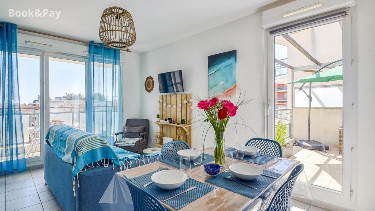 Les Alouettes Studio Avec Terrasse, Garage Et Piscine La Ciotat Ngoại thất bức ảnh